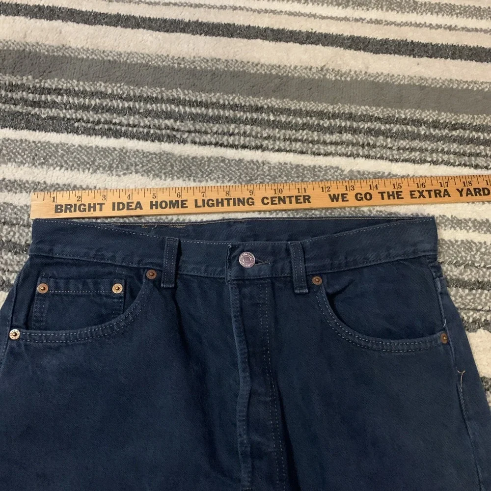 Vintage Levis Jeans Mens 34X36 (32x36) 501‎ 90s Made In USA Button Fly - Picture 2 of 9